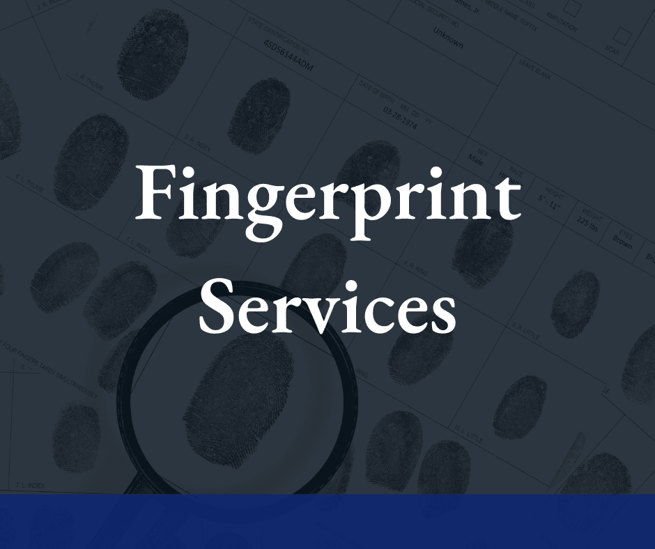 Link to Fingerprint Services