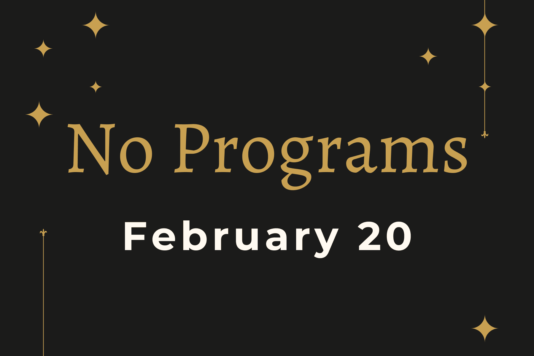 2024 February No Programs
