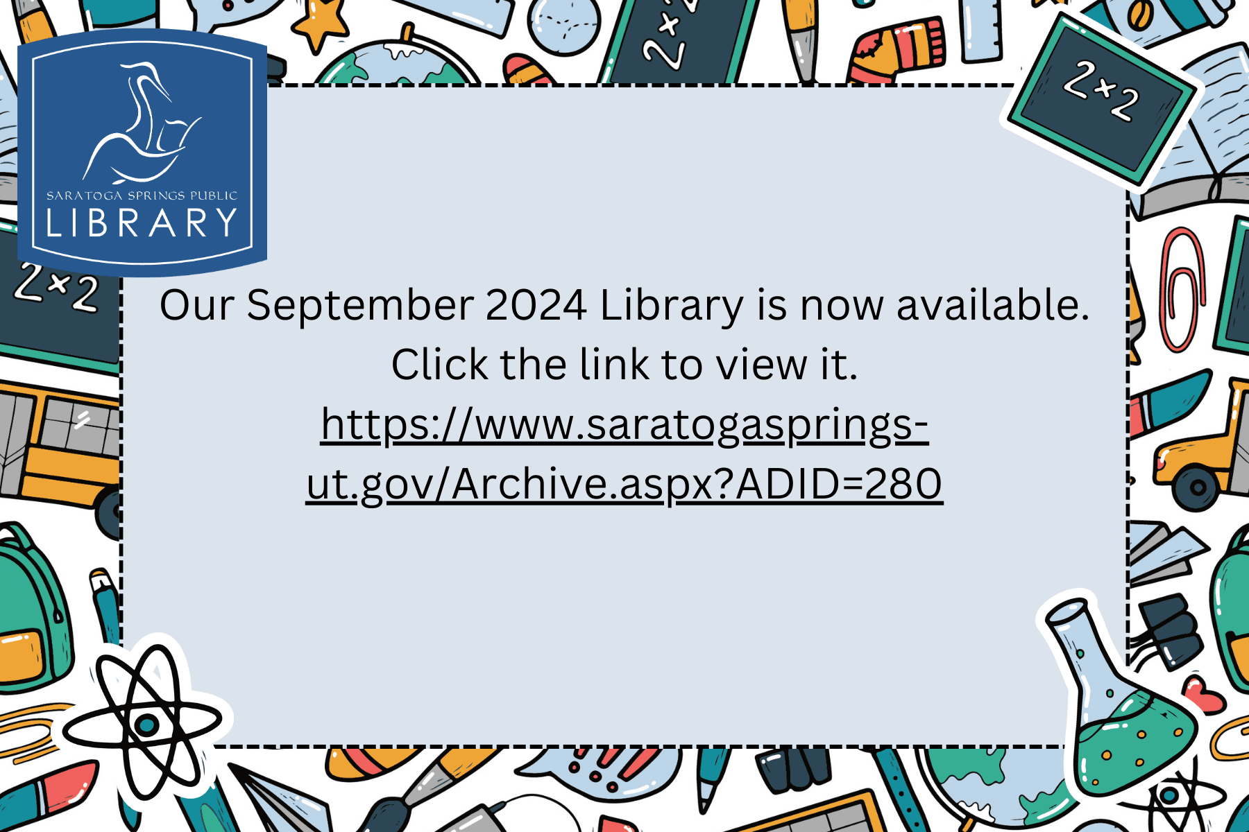 Our September 2024 Library