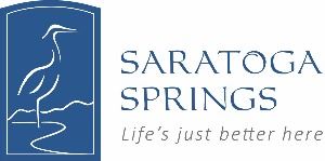 Saratoga Springs Horizontal Blue