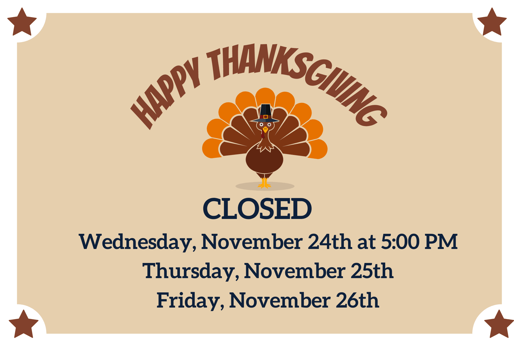 Happy Thanksgiving Instagram Post (1800 x 1200 px)