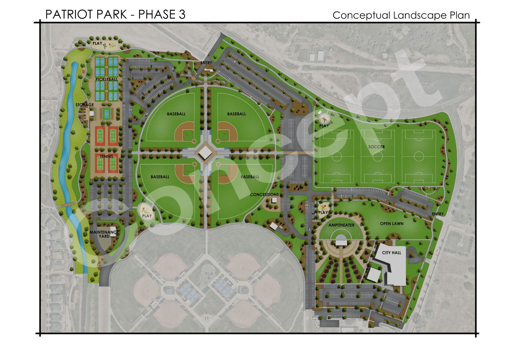 Patriot Park Phase 3 Concept Plan