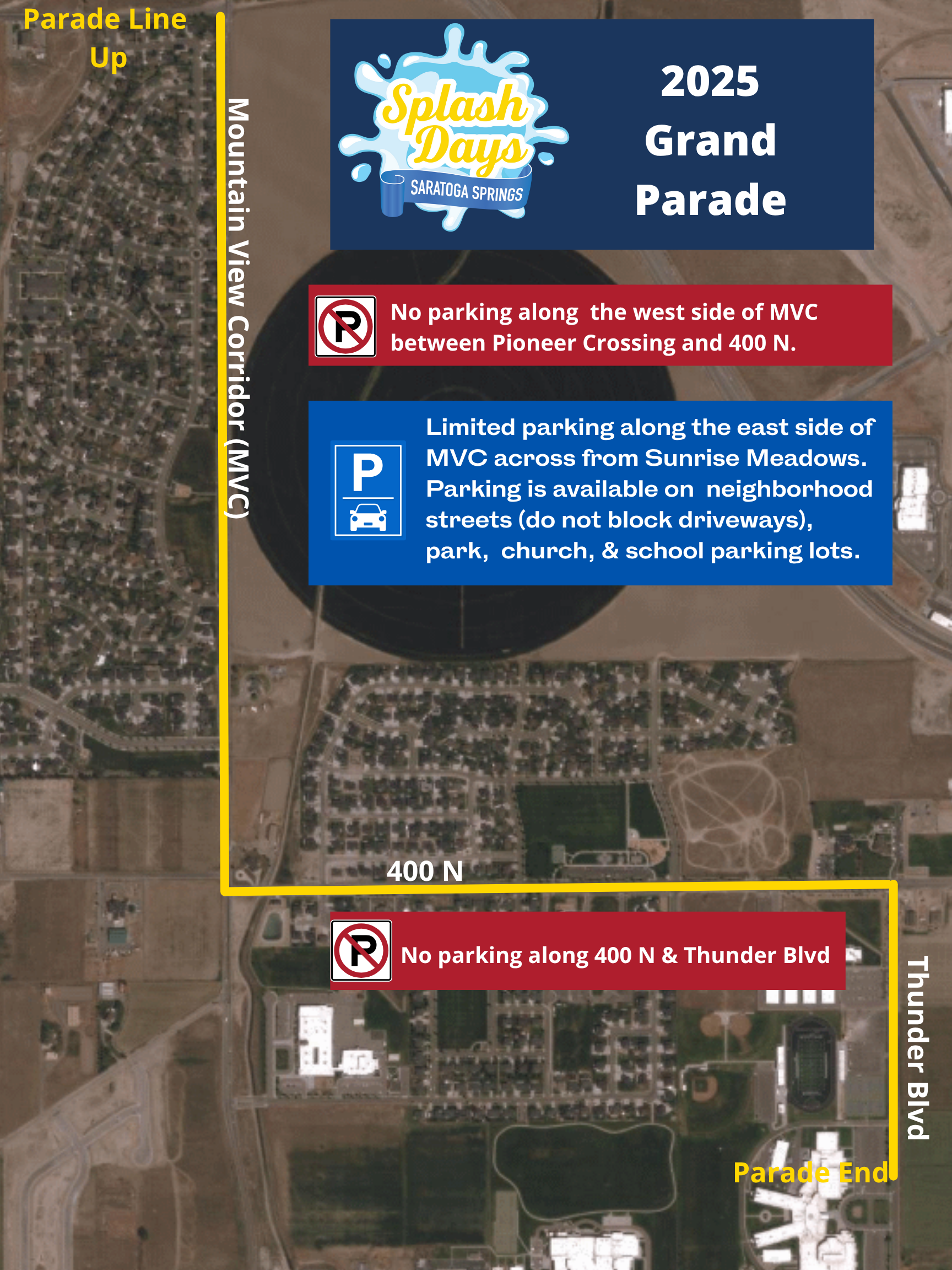 Parade Route Map 2025