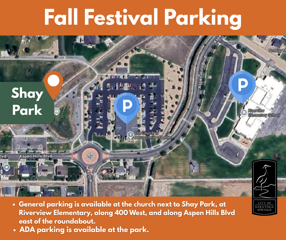 Fall Festival Parking Map