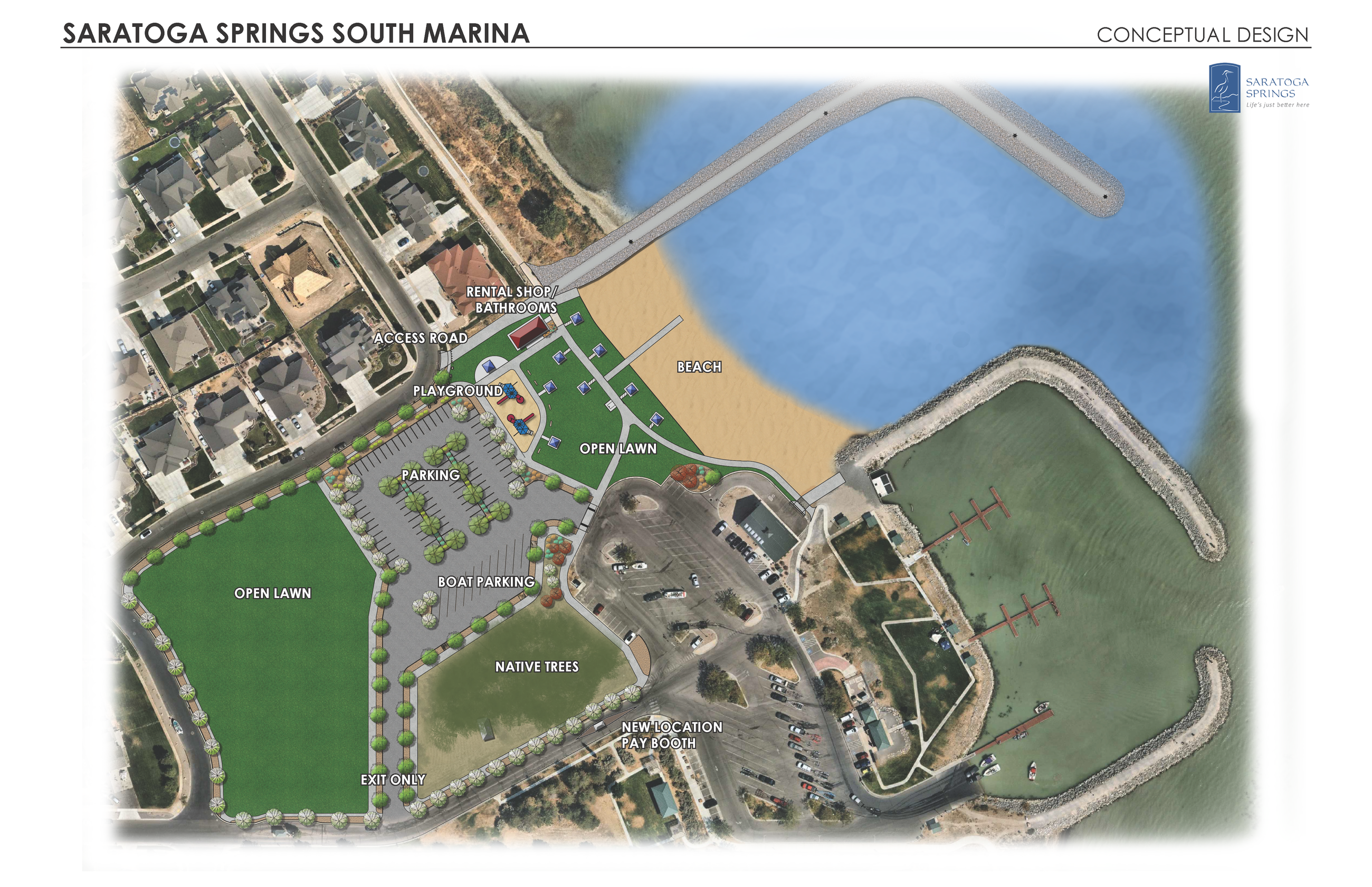 Marina Beach Concept Plan