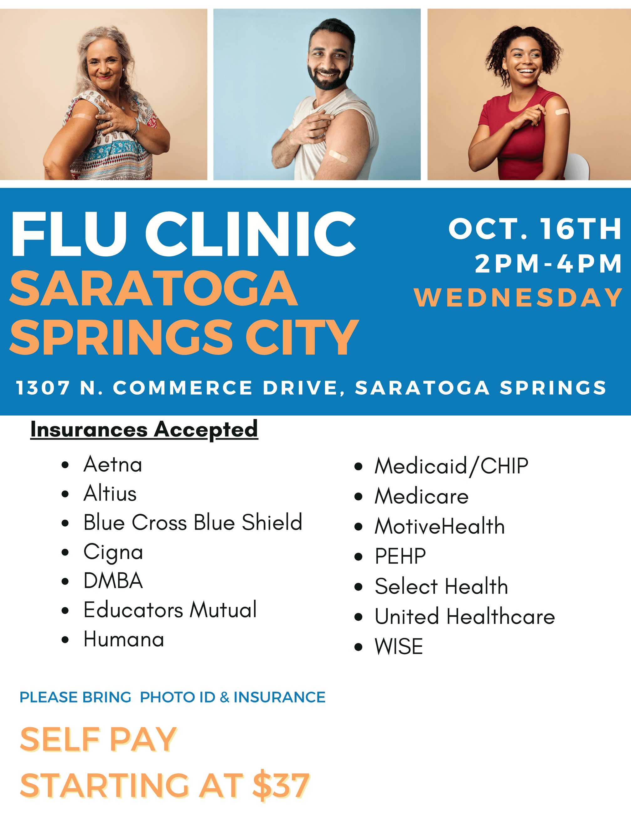 FLU Clinic advertisement